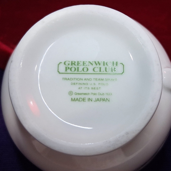 Vintage Greenwich Polo Club Teacup And Saucer Set 1999 Fruits Pattern Rare Japan - Picture 16 of 17